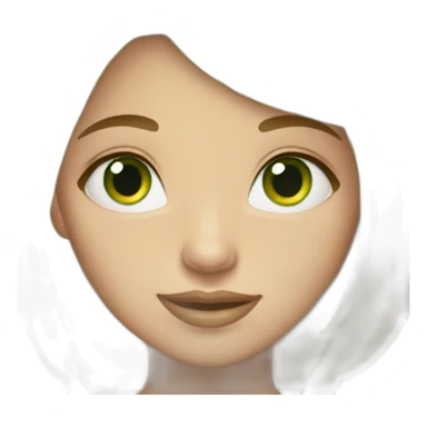 blond girl green eyes bikini sticker