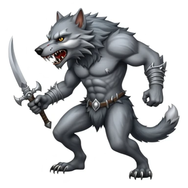Werewolf on weapon  sticker