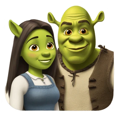 Shrek & donkey  sticker