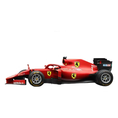 The Ferrari f1 car sticker