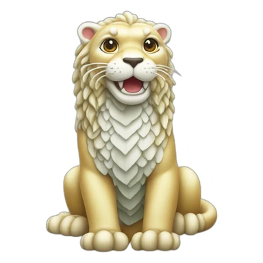 cute singapore merlion sticker