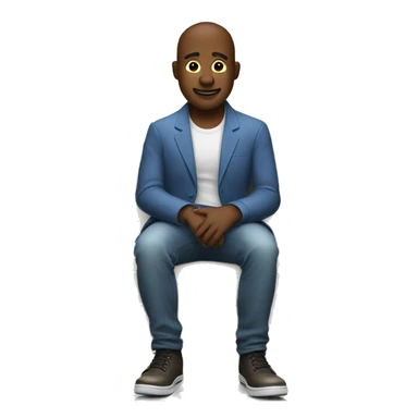 York is sitting on the couch sticker