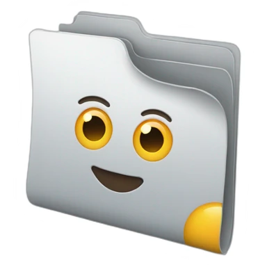 Folder with video-projective sticker