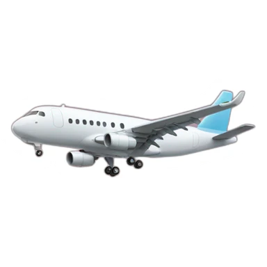 airplane taking off alexa sticker