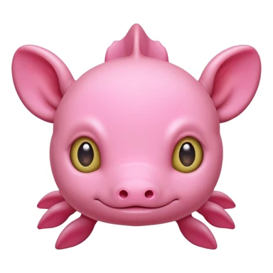 Cartoon-style Discord emoji of a pink axolotl, simple and clean design, rounded shapes, front view, cute and friendly expression, big cartoon eyes, smooth and clear outlines, flat bright colors, transparent background, vector style, highly readable at small sizes, no text, no realistic shadows. sticker