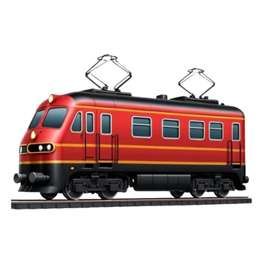 2 cabin diesel electric train from 🇯🇵 sticker