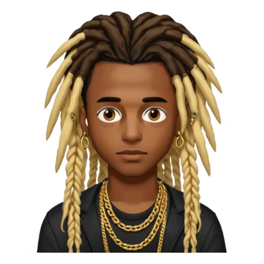 PLAYBOI CARTI WITH LONG DREADS  sticker