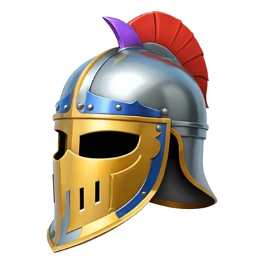 Knight helmet sticker