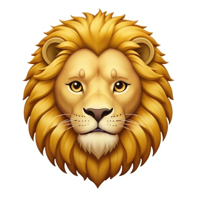 A king lion sticker