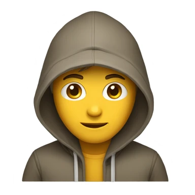 Ado avec une capuche  sticker