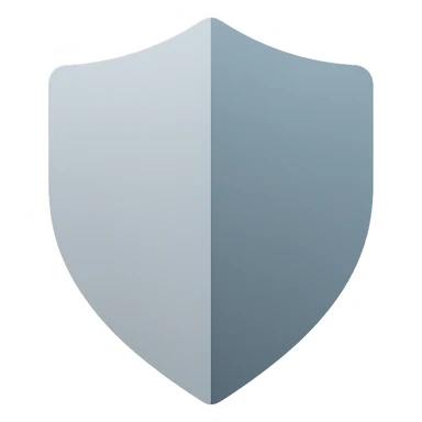 safety shield, metallic, modern, strong sticker