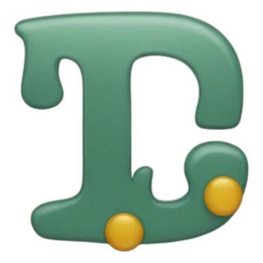 letters J and G sticker