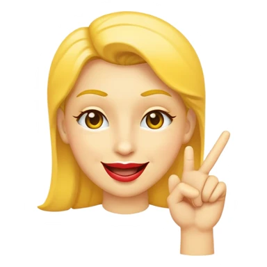 yellow face placing an index finger over pursed lips while winking and nodding sticker