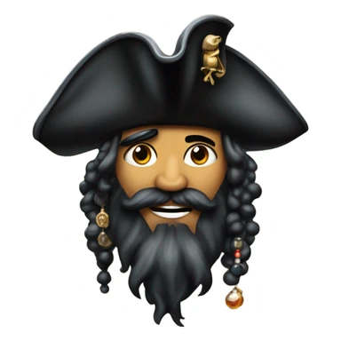Captain Jack Sparrow sticker