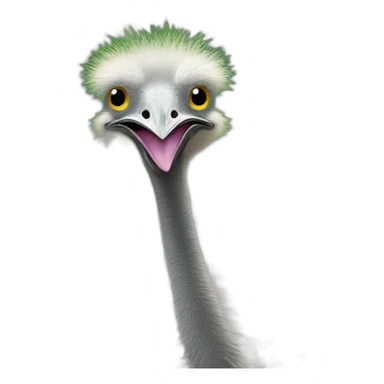 ostrich Zucchini sticker