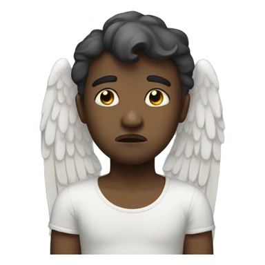 Sad angel  sticker