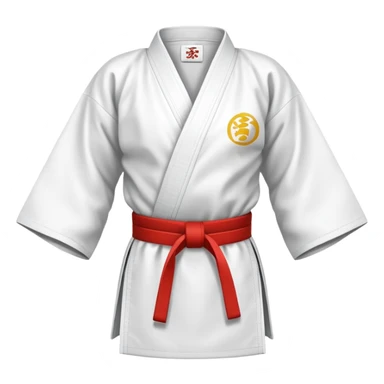 Karate kimono sticker
