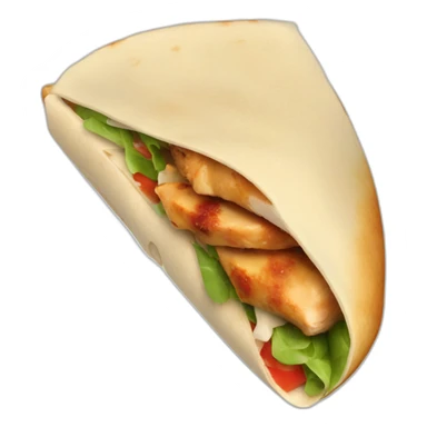 chicken-wrap-fork sticker