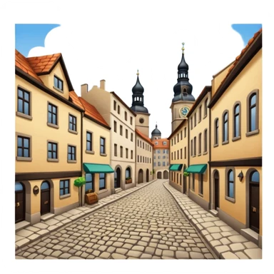 historical town centre sticker