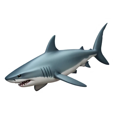 Shark walking sticker