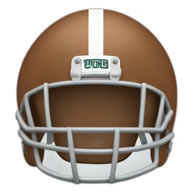 American footbal sticker