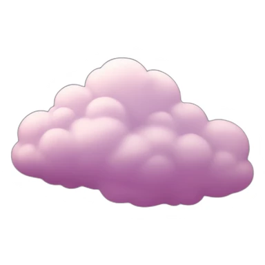 Luminous cloud landscape sticker