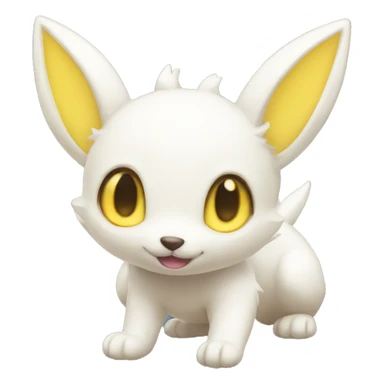 Shiny White Albino Umbreon  sticker