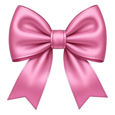 Pink bow sticker