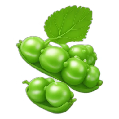 Wasabi pea sticker