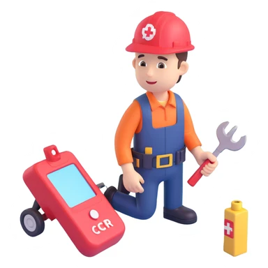 emergency repair  sticker