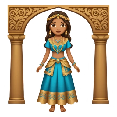 pitonisa cuerpo completo ropa cartagines sticker