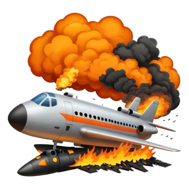 airplane wing tank explosion sticker