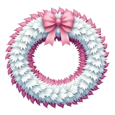 white and pink christmas reef with no green sticker