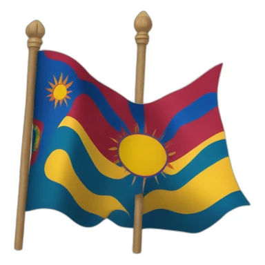 Tibet flag sticker