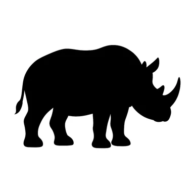 Rhinoceros sticker