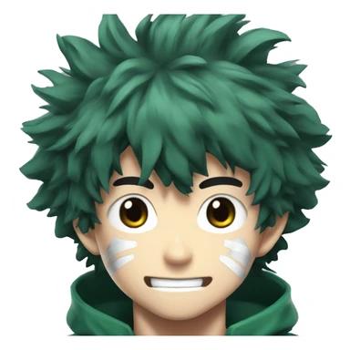 izuku midoriya from my hero academia sticker
