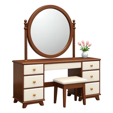 modern DRESSING TABLE sticker