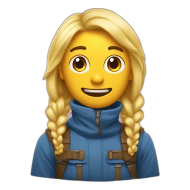 Mélange de emoji drole sticker