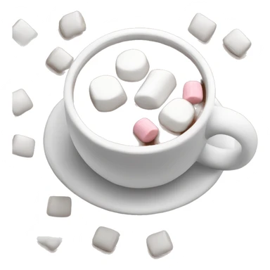 Hot Chocolate with marshmallows  sticker