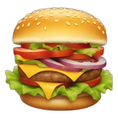 Beautiful hamburger perfekt thenkyou very much good bay thenks sticker