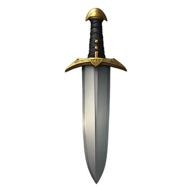 triangle with sword through it sticker