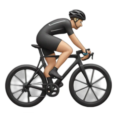 Cycliste dans de la boue sticker