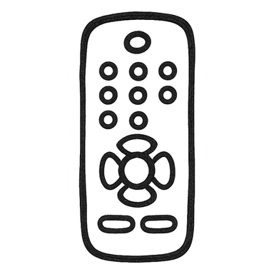 remote control sticker