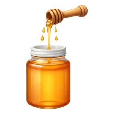 a tube with orange honey inside sticker