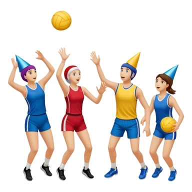 fête et sport sticker