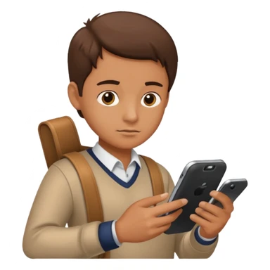 sending homework work on phone sticker