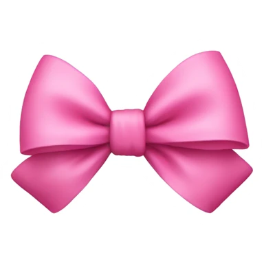 Pink bow sticker