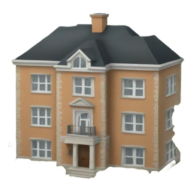 A large house with no roof sticker