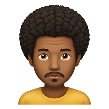 hombre afroamericano cansado   sticker