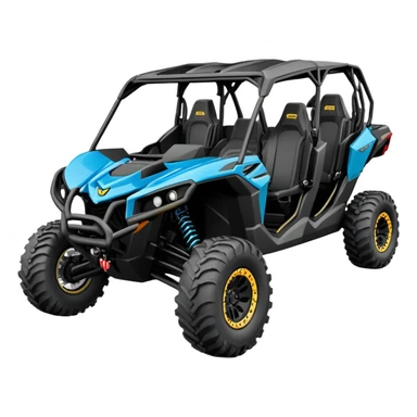 Canam mavric four doors black sticker
